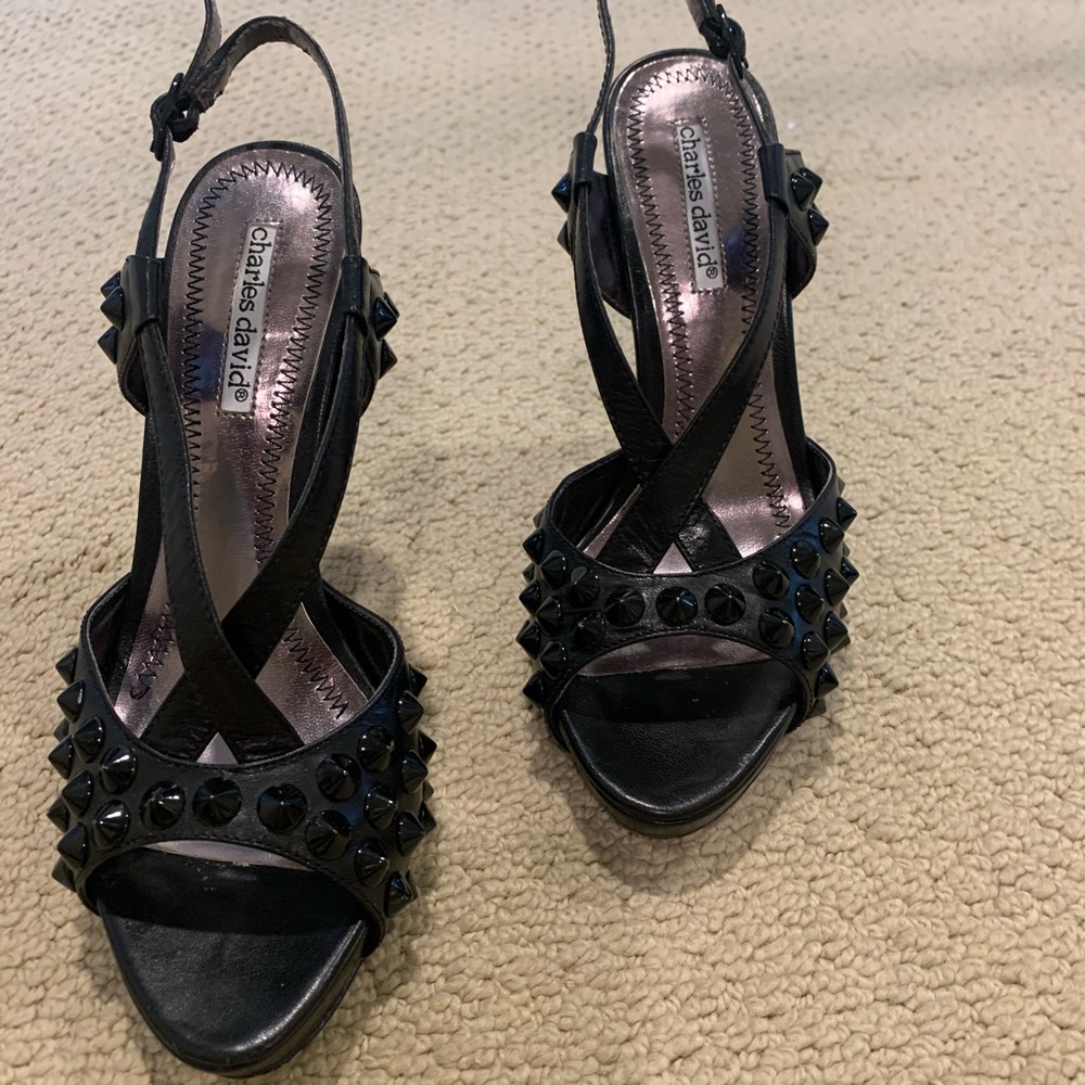 Charles David - Studded Heels - Brand New